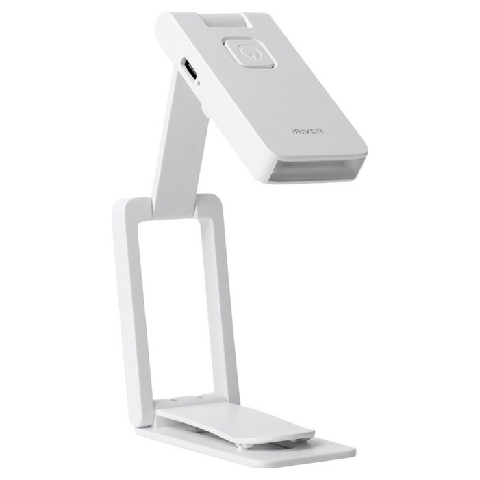 아이리버 LED 클립형 접이식 무선 독서 색온도 밝기 조절 C타입 충전 3구 램프 ICL-600