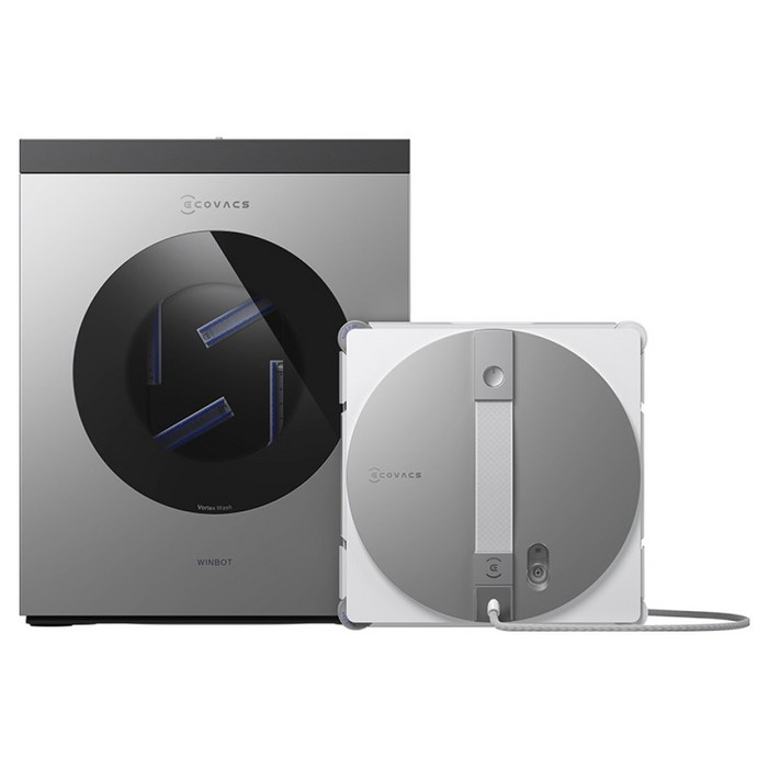 ECOVACS 윈봇 W3 옴니 창문 로봇청소기, WG85807, 화이트