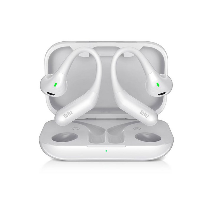 브리츠 V5.4 오픈형 블루투스 이어폰, White, Fit5 Pro 브리츠 V5.4 오픈형 블루투스 이어폰, White, Fit5 Pro