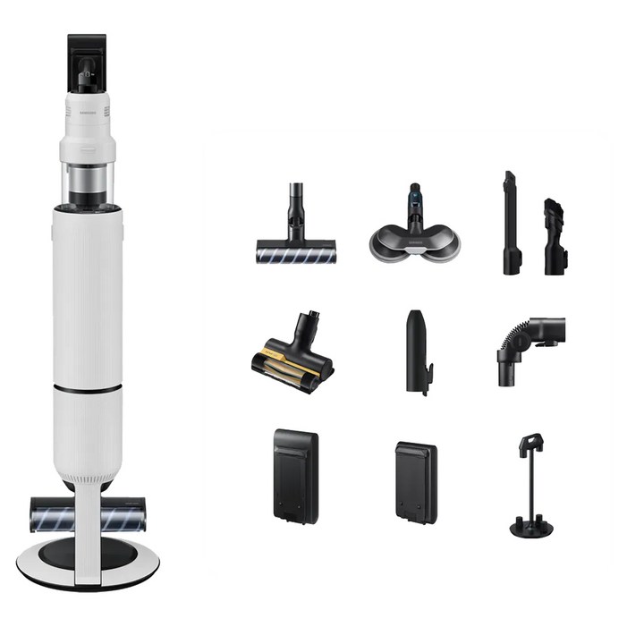 삼성전자 Bespoke 제트 AI 400W 스틱청소기 + 펫브러시 세트 VS90F40CNG 고객직접설치