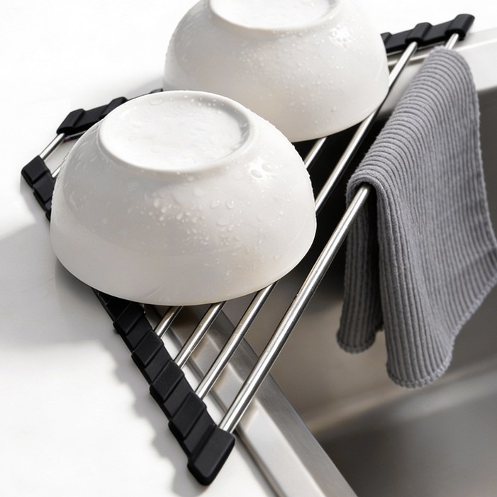 지미스홈 캠핑 스텐 식기건조 롤매트