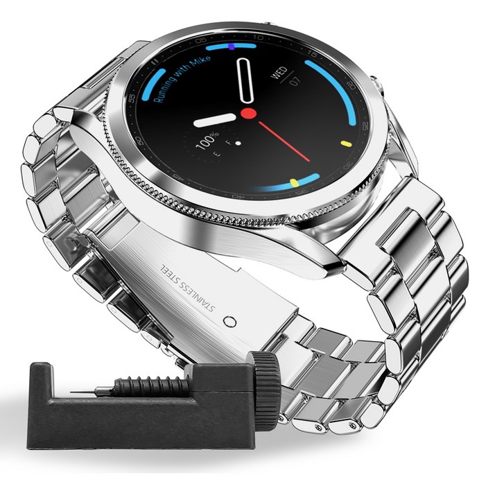 구스페리 메탈 스틸 밴드 스트랩