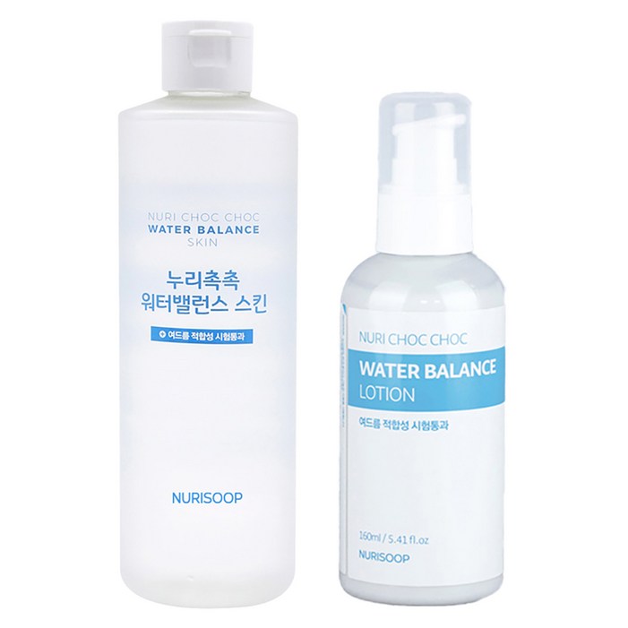 누리숲 누리촉촉 워터밸런스 스킨 대용량 320ml  로션 160ml