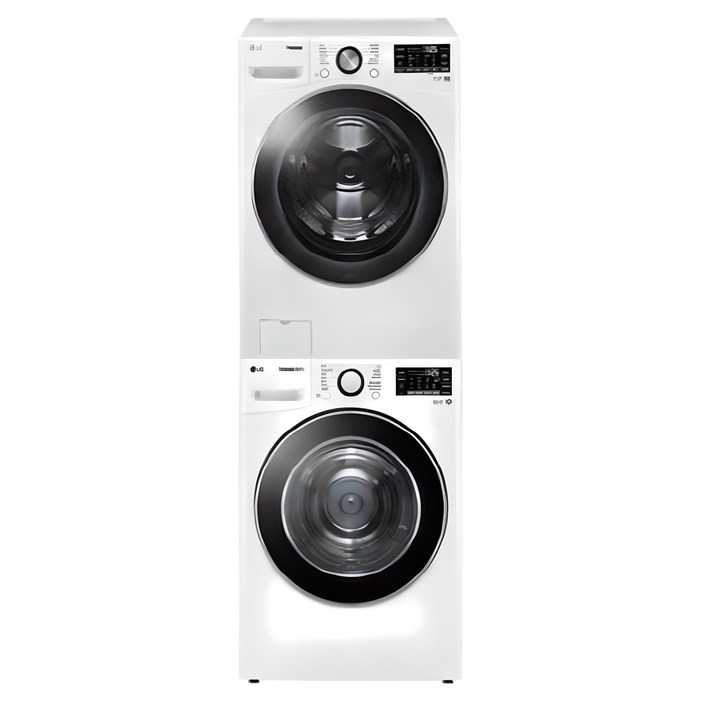 [10% 환급가전] LG전자 트롬 세탁기 F24WDWP + 건조기 RH19WTWN 24kg + 19kg 방문설치