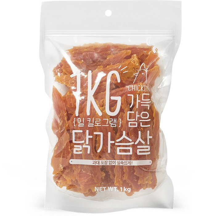 강아지닭가슴살간식 슈퍼츄 일킬로그램 가득 담은 강아지 육포 1kg