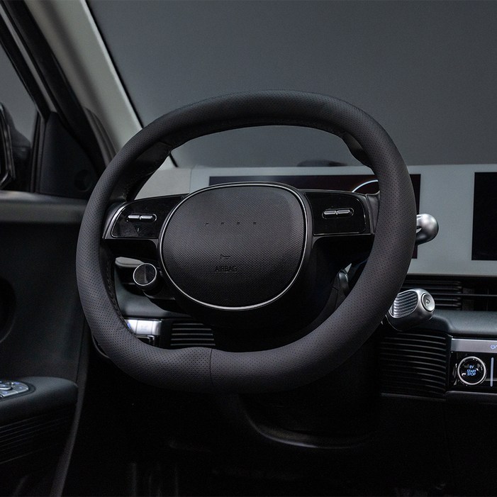 벤딕트 차량용 실리콘 핸들 커버 타공 더블 D컷 순정형