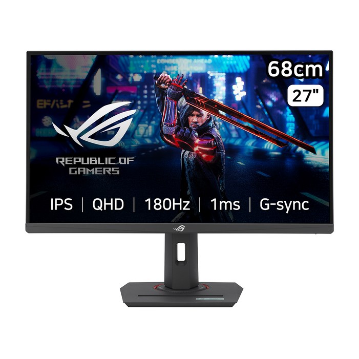 에이수스 QHD ROG 스트릭스 IPS 180Hz 게이밍 모니터, 68cm, XG27ACS 에이수스 QHD ROG 스트릭스 IPS 180Hz 게이밍 모니터, 68cm, XG27ACS