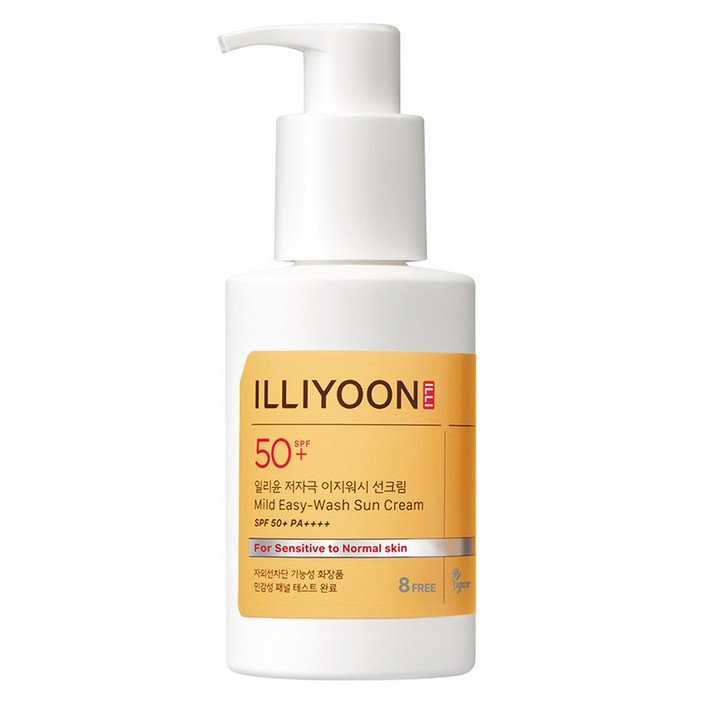 비건라이프 일리윤 저자극 이지워시 선크림 SPF50 PA