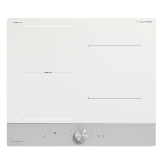 나비엔매직 인덕션 전기레인지 2분할 화이트  라이트 그레이 3구, ERI5233AF, 빌트인