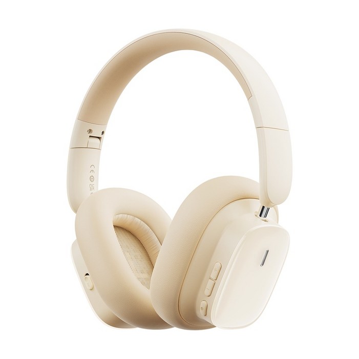 베이스어스 보위 H1i 블루투스 무선 헤드폰, 스텔라 화이트, Baseus Bowie H1i