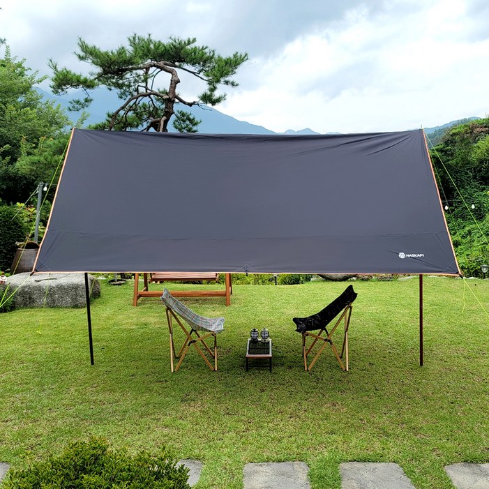 나스카피 210D 옥스포드 실버코팅 대형 렉타타프