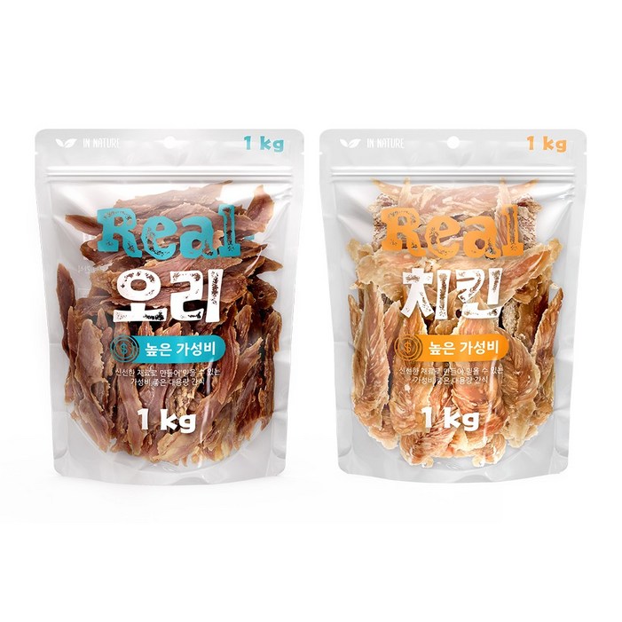 인네이처 리얼 치킨 사사미 1kg