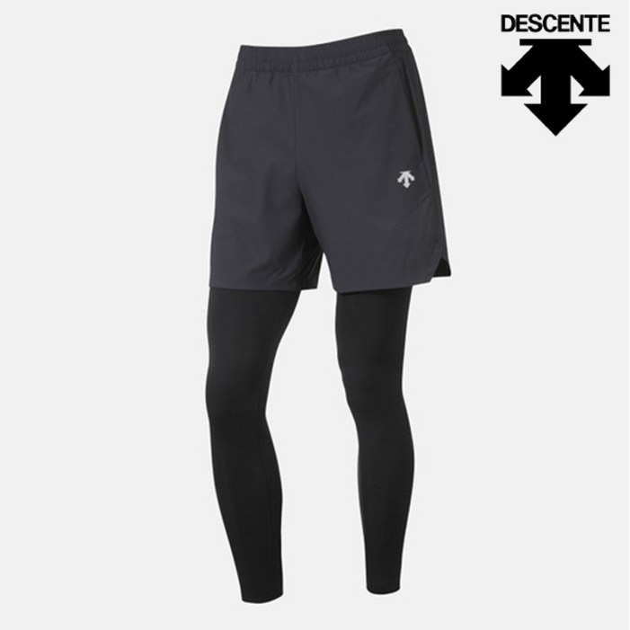 백화점 정품 25SS 데상트 DESCENTE 러닝 2 IN 1 레깅스 쇼츠 SP321RKL71CHC0 반바지 스포츠