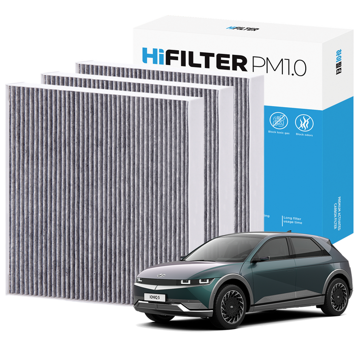 21 하이필터 PM 0.3 활성탄 자동차 에어컨 필터 현대