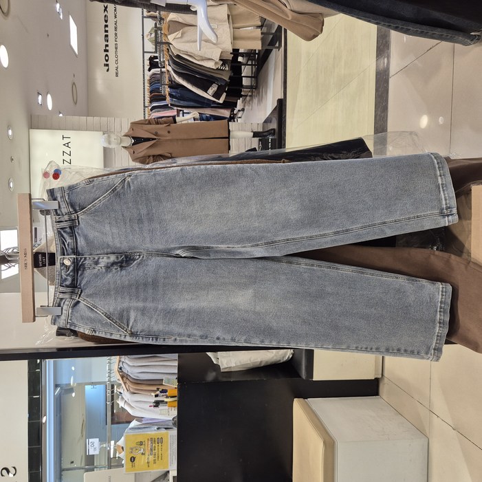 쉬즈미스  품절임박   25년 가을신상 초초대박 파격세일지금 입으면 너무 예쁜히든밴딩 보이핏 세미와이드 청바지