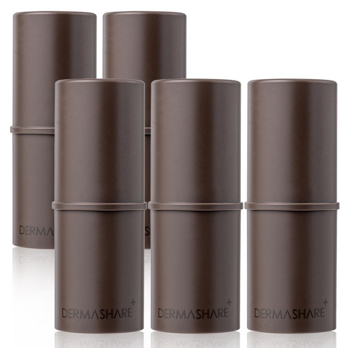 더마쉐어 비건 퍼퓸 밤 카모 브라운 고체향수 멀티스틱, 7g, 5개