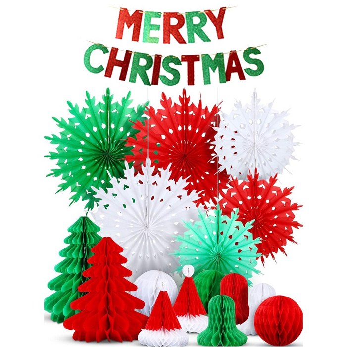 크리스마스 세트 풍선 가랜드 파티장식 소품 혼합풍선 트리 데코 홈파티용품 에브리띵스마일 1077, 1세트, 타입 19