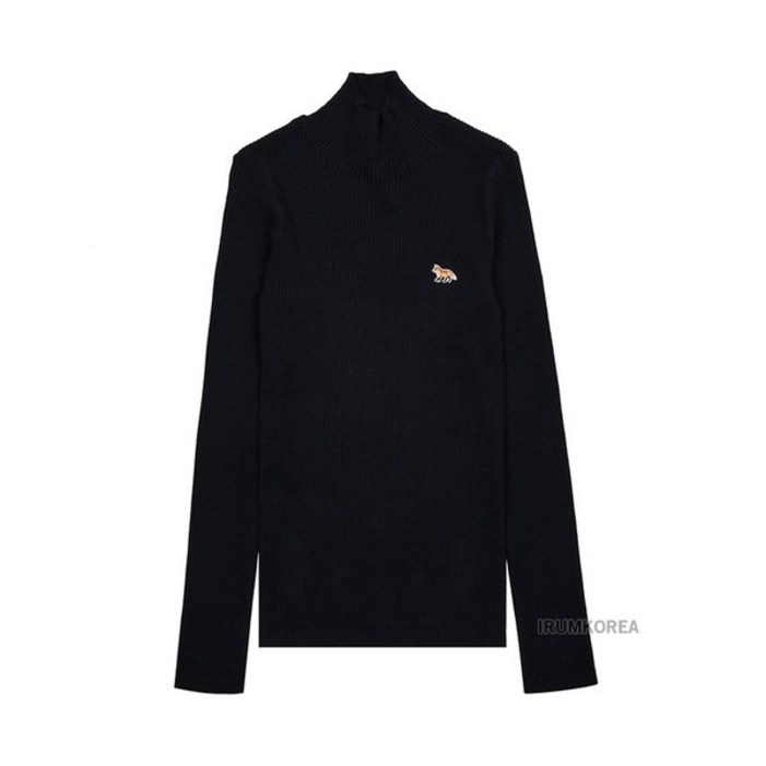 백화점출고 메종키츠네 메종 키츠네 FW24 여성 베이비폭스 패치 니트탑 NW00807KT1091 P199