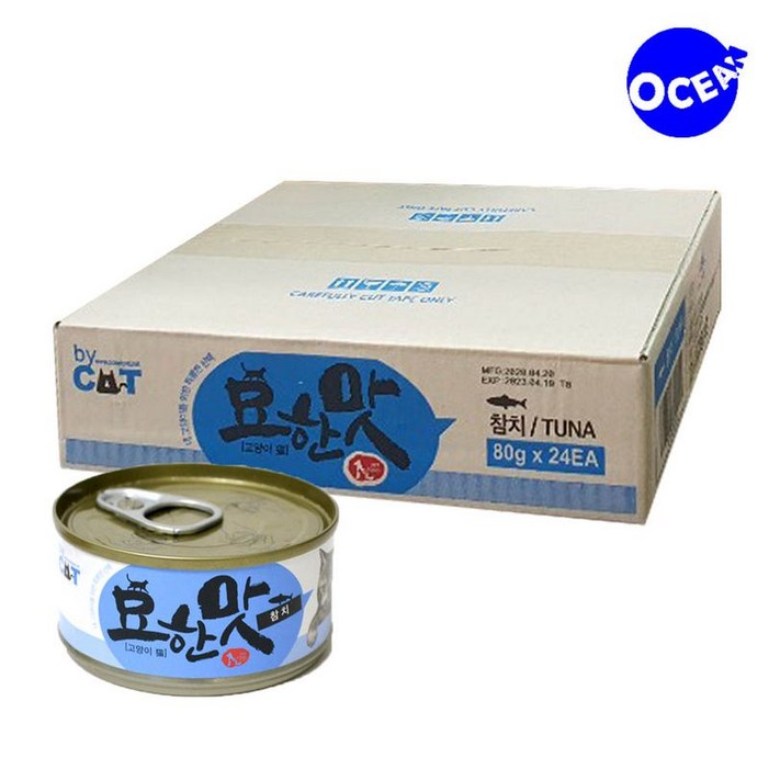 묘한맛 고양이캔 참치 오리지널x24