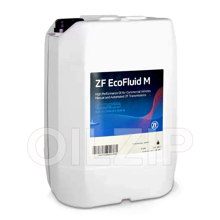 ZF순정미션오일 ZF EcoFluid, 에코플루이드 M, 75W80, 유럽직수입정품, 독일산 20L ZF순정미션오일 ZF EcoFluid, 에코플루이드 M, 75W80, 유럽직수입정품, 독일산 20L
