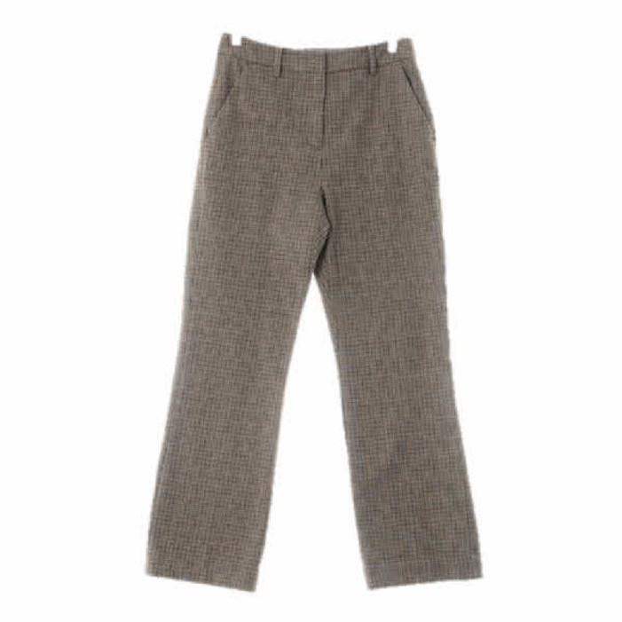 지오다노 9782 다크베이지 체크 세미부츠컷슬랙스 [64-87]