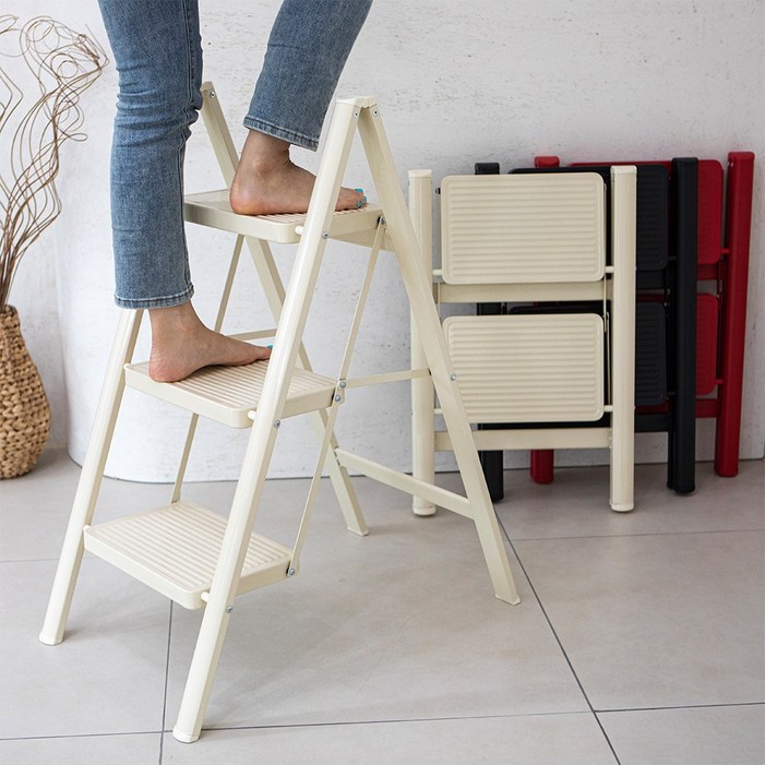 알파카 가정용 접이식 안전 발판 사다리 A형 이동식사다리, 1개