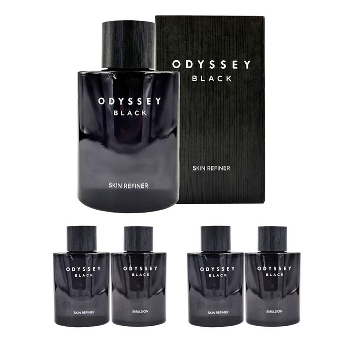 오딧세이 블랙 스킨 리파이너 130ml 남성스킨블랙 스킨리파이너30ml x2개블랙 에멀전30ml x2개 증정