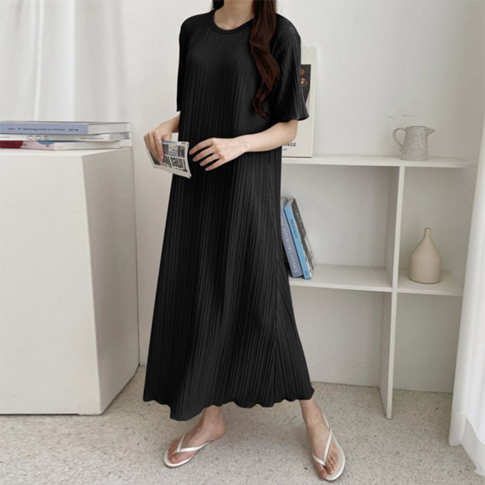 마이쏭 에이주름롱원피스 체형커버 루즈핏 신상 임부복