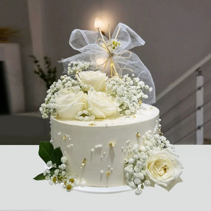모형 케이크 브라이덜 샤워 3단 웨딩 프로포즈