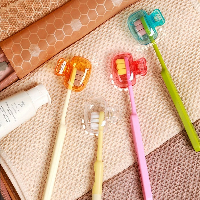 집게 칫솔 케이스 여행용 휴대용 6P
