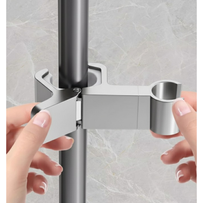 집게형 샤워기 걸이 홀더 거치대 샤워헤드 행거
