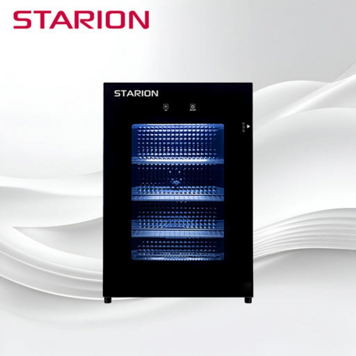 스타리온 UV 자외선 소독기 식당 학교 휴게소 업소용 컵 식기 건조 살균기 SRST050S 컵50개