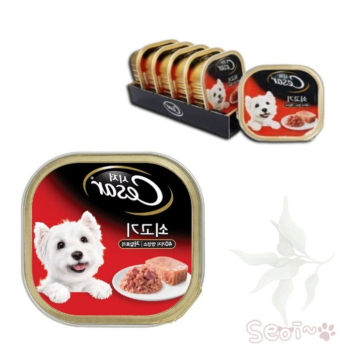 서락 시저 쇠고기와닭고기 100g 24개 애견간식영양제