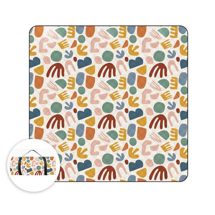 마술사 휴대용 두터운 피크닉매트 대형 캠핑매트 방수 방습, 스타일 K