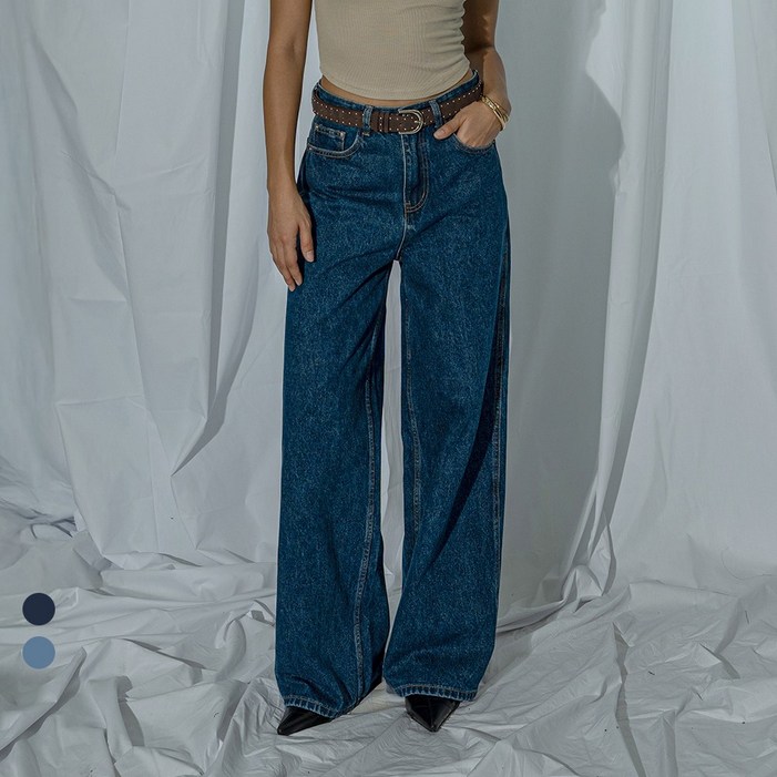 콘치웨어 CONCH DENIM 클래식 와이드 데님팬츠 2colors