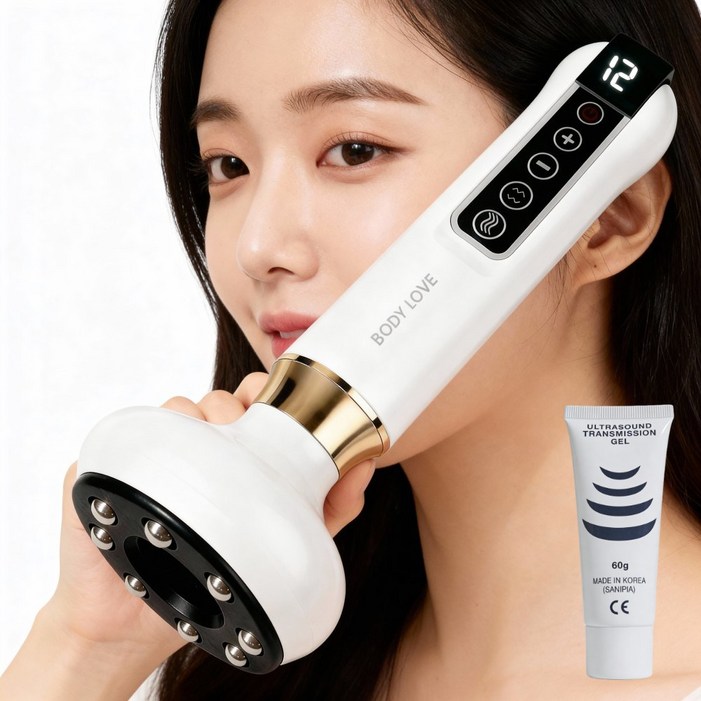 바디사랑 바디케어 괄사 근막 부항 원리 온열 마사지기젤 세트