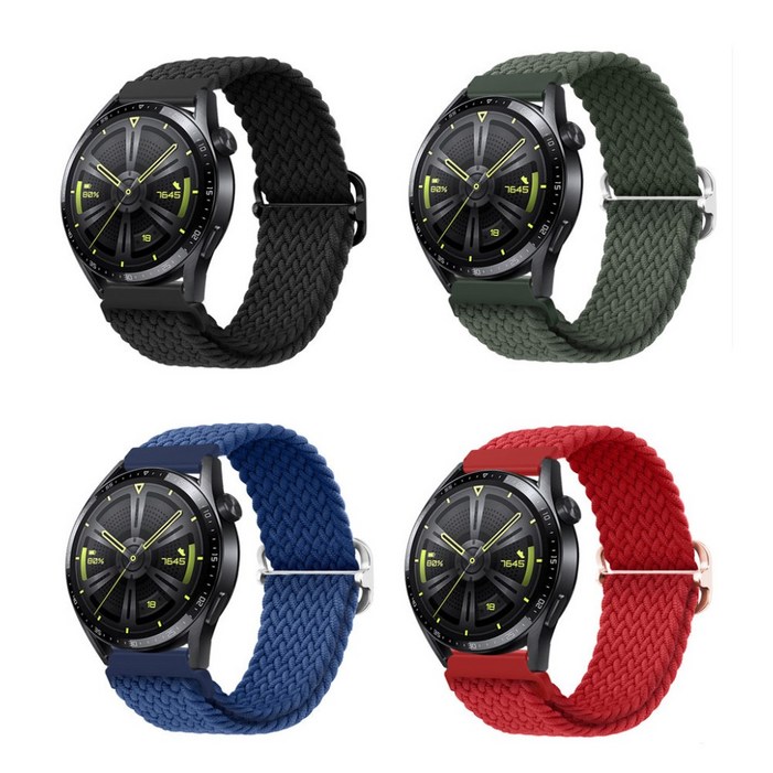 가민 포러너 255 265 745 브레이드 솔로루프 매쉬 시계줄 스트랩 밴드 줄 22MM, 1개