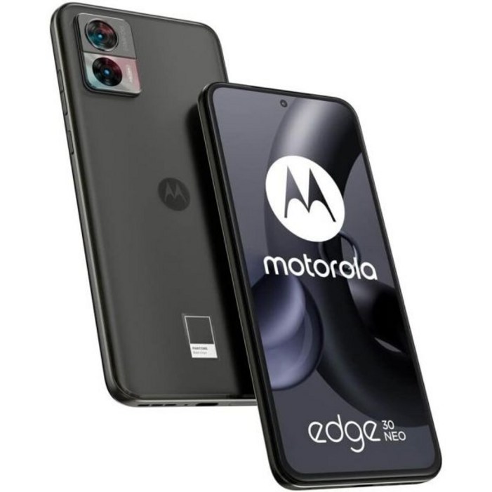 Motorola Edge 30 Neo 듀얼심 128GB ROM  8GB RAM GSM 전용  CDMA 없음 공장 잠금 해제 5G 스마트폰 블랙 오닉스  국제 버전