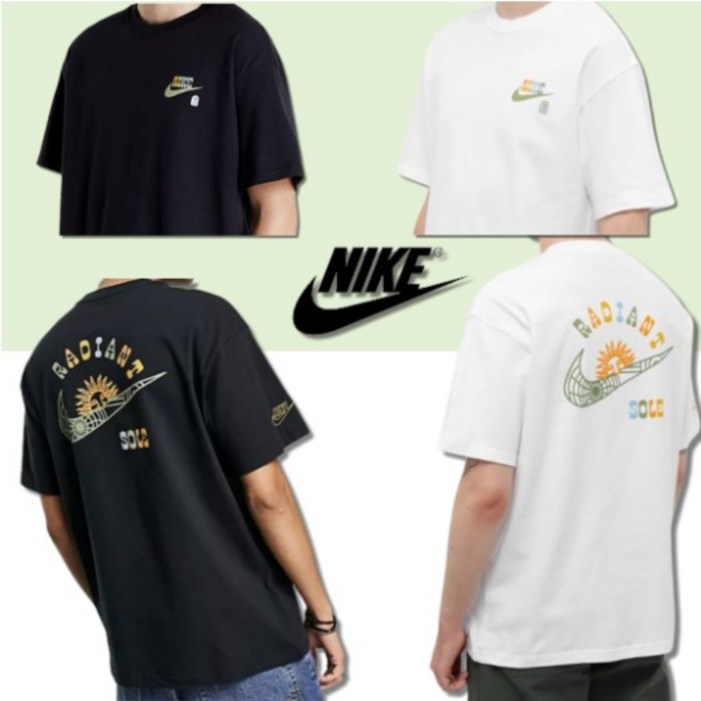 백화점정품AS가능 나이키 솔 크레프트 루즈핏 반팔 티셔츠 남여공용 기능성 숏슬리브 면티