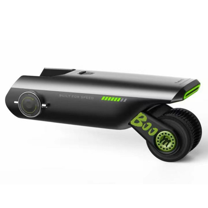 파워휠 스마트 자전거 부스터 키트 전동 보조 모터 프릭션 드라이브, 그린