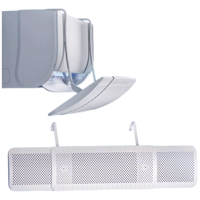 파밍굿즈 윈드가드 무타공 벽걸이 에어컨 바람막이 걸이형 길이조절, 1개, WG4302V