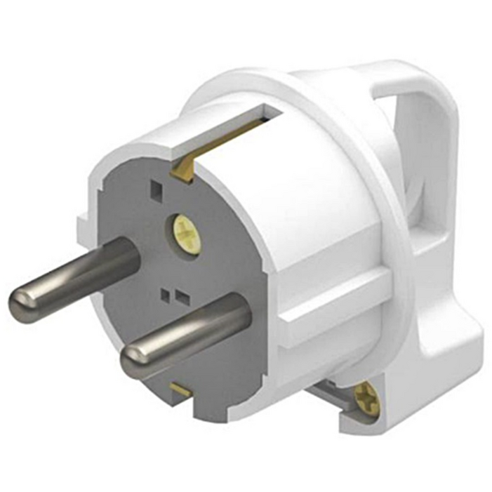 현대일렉트릭 국산 ㄱ자 접지플러그 16A 250V