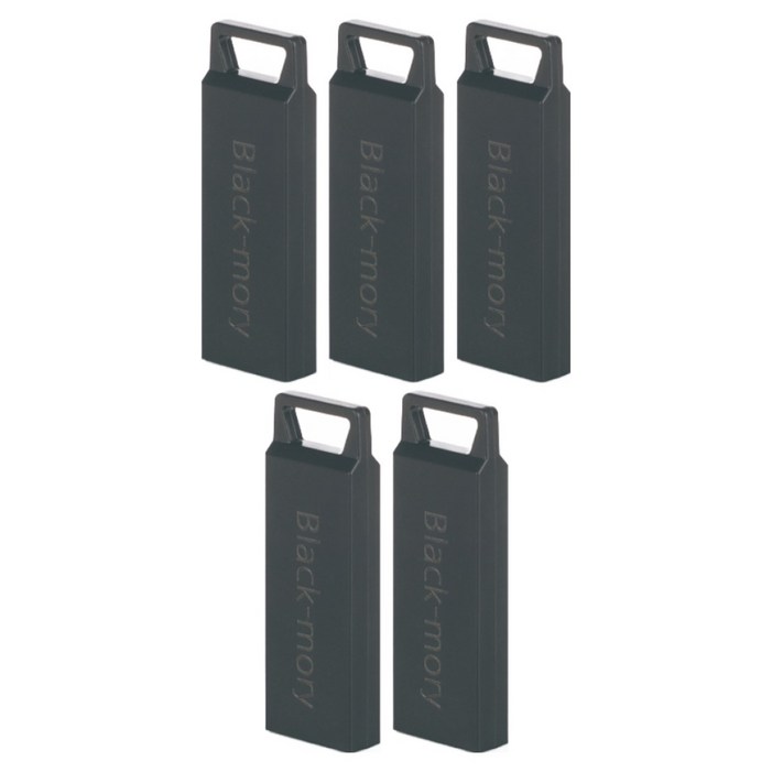 TUI 투이 Blackmory 2.0 USB 메모리 5P 저장용량 및 패키지 선택 구매, 4GB, 5개