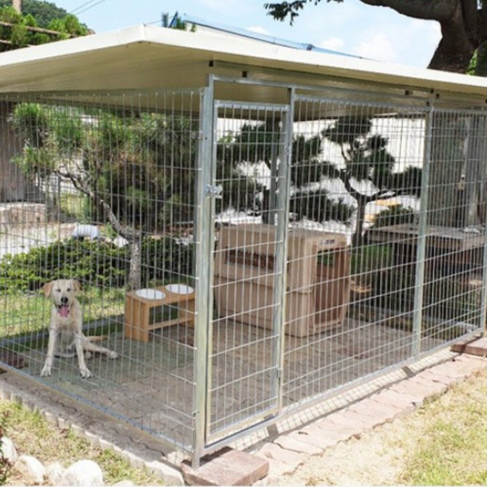 국내제작 튼튼이 견사 울타리 펜스 대형견 개집, 1개