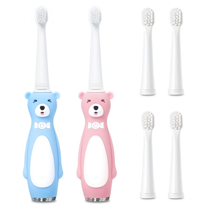 오아 클린이베어 어린이 음파 무선 전동칫솔 세트