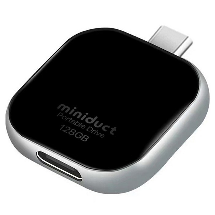 미니덕트 에어포켓 외장메모리 C타입 mi2000DT, 128GB, 1개 미니덕트 에어포켓 외장메모리 C타입 mi2000DT, 128GB, 1개