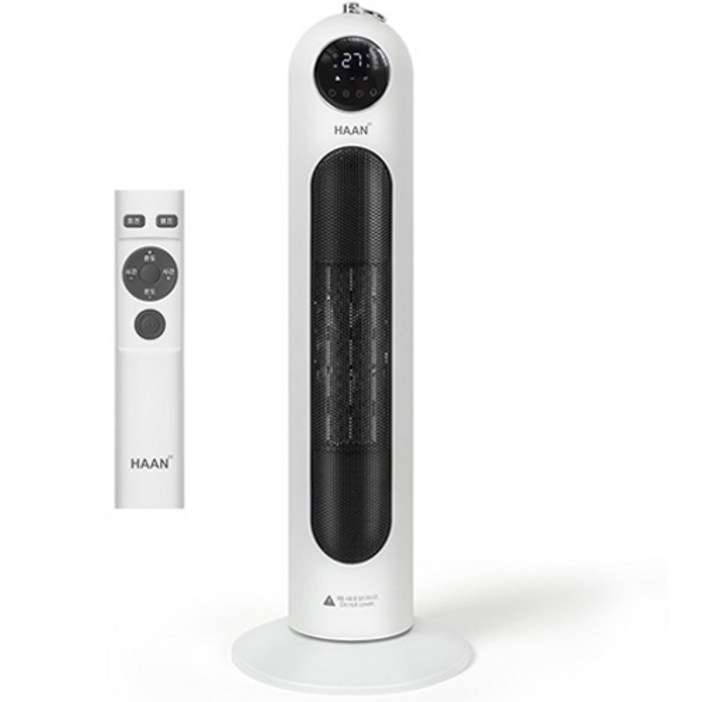한경희이지라이프 PTC 타워형 사무실 가정용 리모컨 온풍기 전기히터 한경희이지라이프 PTC 타워형 사무실 가정용 리모컨 온풍기 전기히터