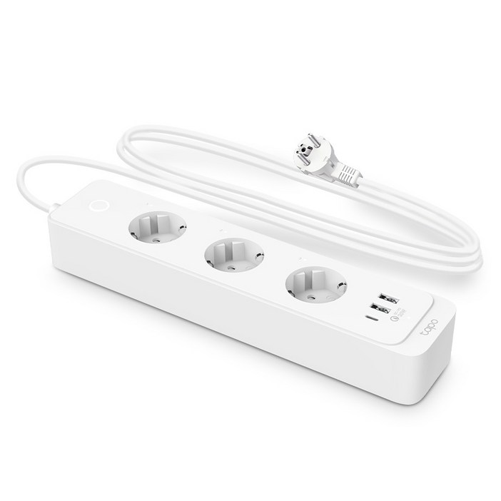 티피링크 스마트 올인원 USB 3포트 멀티탭 전선형 3구 Tapo P300M, 1.5m, 단일 색상, 1개