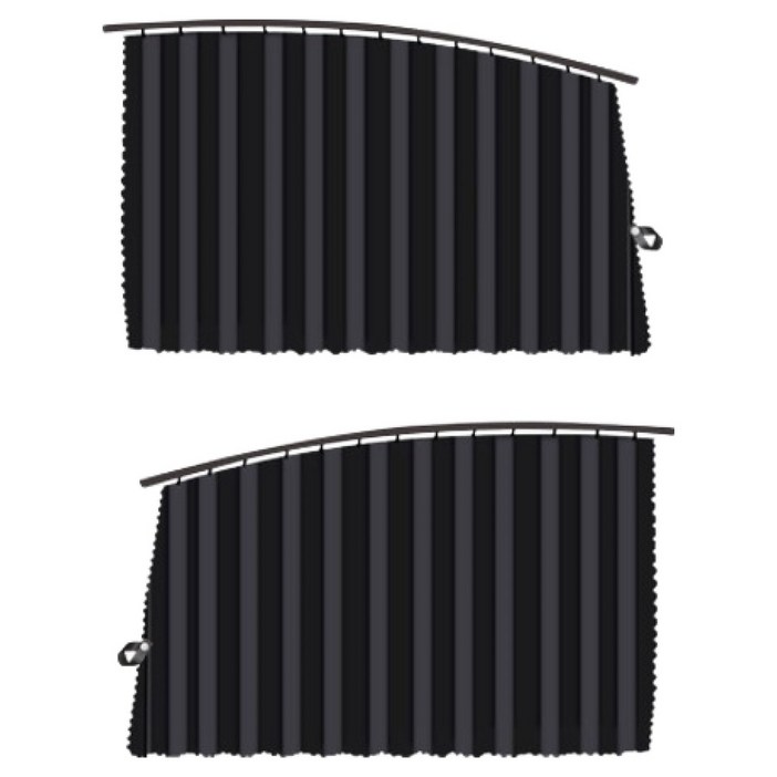 Ez2mk 썸머쿨 사이드 레일 커튼형 뒷좌석 햇빛가리개 MS940