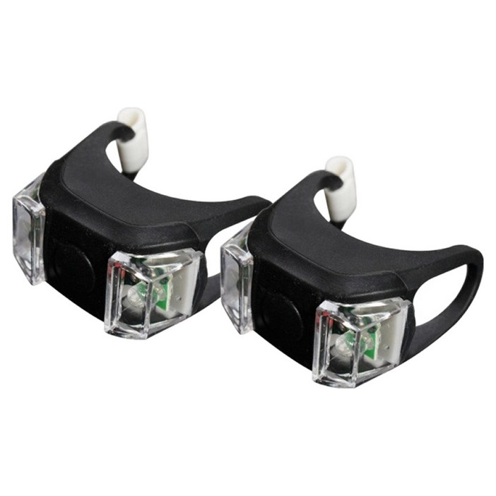 트레벨로 LED 실리콘 자전거 라이트 후미등 2p